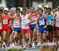 *Фото с Чемпионата Мира 2011 (Тэгу, Корея). Ходьба на 20км
