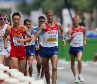 *Фото с Чемпионата Мира 2011 (Тэгу, Корея). Ходьба на 20км. Валерий Борчин 