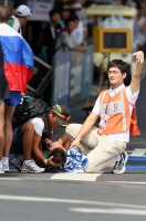 *Фото с Чемпионата Мира 2011 (Тэгу, Корея). Ходьба на 20км. Вот так тяжело после финиша