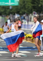*Фото с Чемпионата Мира 2011 (Тэгу, Корея). Чемпион Мира в ходьбе на 20км. Валерий Борчин и Владимир Канайкин