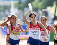 *Фото с Чемпионата Мира 2011 (Тэгу, Корея). Ходьба на 20км. Ольга Канискина и Анися Кирдяпкина 