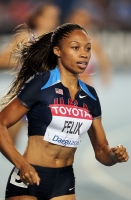 *Фото с Чемпионата Мира 2011 (Тэгу, Корея). Забеги на 400м. Эллисон Феликс (США)