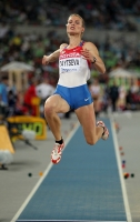 *Фото с Чемпионата Мира 2011 (Тэгу, Корея). Квалификация в прыжке в длину. Ольга Зайцева
