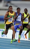 * Фото с Чемпионата Мира 2011 (Тэгу, Корея). 100м (забеги). Йохан Блэйк (Ямайка)   