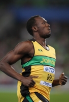 *Фото с Чемпионата Мира 2011 (Тэгу, Корея). Забеги на 100м. Усайн Болт (Ямайка)