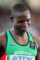 *Фото с Чемпионата Мира 2011 (Тэгу, Корея). Полуфинал в беге на 800м. Абубакер Каки (Судан)