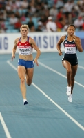 *Фото с Чемпионата Мира 2011 (Тэгу, Корея). Полуфинал в беге на 400м. Антонина Кривошапка  