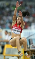 *Фото с Чемпионата Мира 2011 (Тэгу, Корея). Прыжок в длину (финал). Настассия Мирончик-Иванова (Белоруссия)