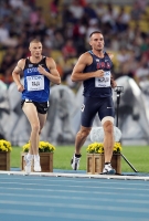 *Фото с Чемпионата Мира 2011 (Тэгу, Корея). Последний вид в десятиборье - 1500м. Андриас Райя (Эстония) и Райан Харлан (США)