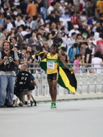 *Фото с Чемпионата Мира 2011 (Тэгу, Корея). Чемпионом Мира в беге на 100м стал Йохан Блэйк (Ямайка) 