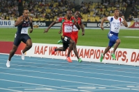 *Фото с Чемпионата Мира 2011 (Тэгу, Корея). Финал в беге на 100м  