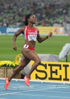 *Фото с Чемпионата Мира 2011 (Тэгу, Корея). Полуфиналы в беге на 100м. Кэлли-Энн Баптисте