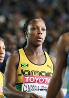 *Фото с Чемпионата Мира 2011 (Тэгу, Корея). Полуфиналы в беге на 100м. Вероника Кэмпбелл-Браун (Ямайка)