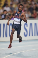 *Фото с Чемпионата Мира 2011 (Тэгу, Корея). 400м (полуфинал). Джамаль Торренс (США)