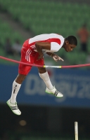 *Фото с Чемпионата Мира 2011 (Тэгу, Корея). Серебряный призер в прыжке с шестом Лазаро Боргез (Куба)
