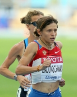 *Фото с Чемпионата Мира 2011 (Тэгу, Корея). Забеги на 5000м. Елена Задорожная 