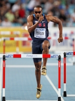 *Фото с Чемпионата Мира 2011 (Тэгу, Корея). Полуфинал на 400м с/б. Анджело Тейлор (США)