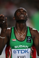 *Фото с Чемпионата Мира 2011 (Тэгу, Корея). Серебряным призером в беге на 800м стал Абубакер Каки (Судан)