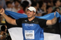 *Фото с Чемпионата Мира 2011 (Тэгу, Корея). Серебряный призер в метании молота Герд Кантер (Эстония)