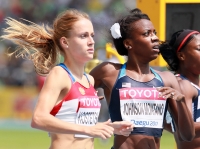*Фото с Чемпионата Мира 2011 (Тэгу, Корея). Забеги на 800м. Екатерина Костецкая и Алисия Джонсон Монтано (США)