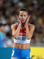 *Фото с Чемпионата Мира 2011 (Тэгу, Корея). Савлинис Елизавета в полуфинале на 200м