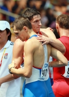 *Фото с Чемпионата Мира 2011 (Тэгу, Корея). Забеги в эст. беге 4х400м. 