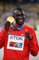 *Фото с Чемпионата Мира 2011 (Тэгу, Корея). Чемпион Мира в беге на 800м - Дэвид Рудиша (Кения)