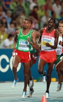 *Фото с Чемпионата Мира 2011 (Тэгу, Корея). Полуфинал в беге на 1500м. Меконнен Гебремедхин (Эфиопия)