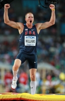 *Фото с Чемпионата Мира 2011 (Тэгу, Корея). Чемпионом в прыжке в высоту стал Джесси Вильямс (США)
