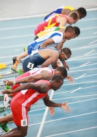 *Фото с Чемпионата Мира 2011 (Тэгу, Корея). Полуфинал в беге на 100м  