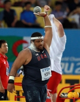 *Фото с Чемпионата Мира 2011 (Тэгу, Корея). Финал в толкании ядра. Рис Хоффа (США)