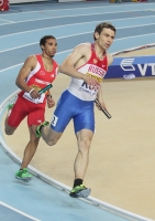 Владислав Фролов. 4-е место на Чемпионате Мира в помещении 2012 (Стамбул) в эст.беге 4х400м 

