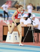 Ксения Усталова. Чемпионка России в помещении 2013 в беге на 400м