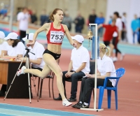 Ксения Усталова. Чемпионка России в помещении 2013 в беге на 400м