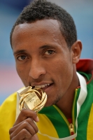 Мухаммед Аман. Чемпион Мира 2013 (Москва) в беге на 800м