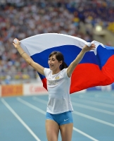 Екатерина Конева. Серебряный призер Чемпионата Мира 2013 (Москва) в тройном прыжке