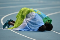 Аянлех Сулейман. Бронзовый призер Чемпионата Мира 2013 (Москва) в беге на 800м. C Мухаммед Аманом