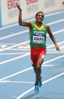 Мухаммед Аман. Чемпион Мира в помещении 2014, Сопот