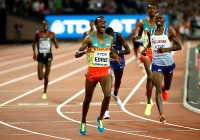Чемпионат Мира по легкой атлетике 2017 (Лондон). Финал в беге на 5000м. Победиитель Муктар Эдрис (Эфиопия). Серебро у Мохамед Фарах (Великобритания). Бронза - Пол Челимо (США)